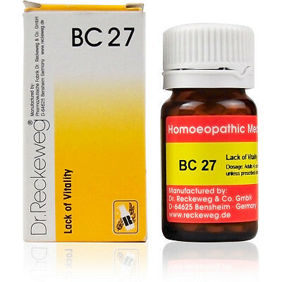 Dr. Reckeweg Bio-Combination 27 (BC 27) Tablet